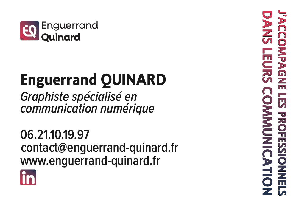 Carte de visite professionnelle Enguerrand Quinard - Page 2