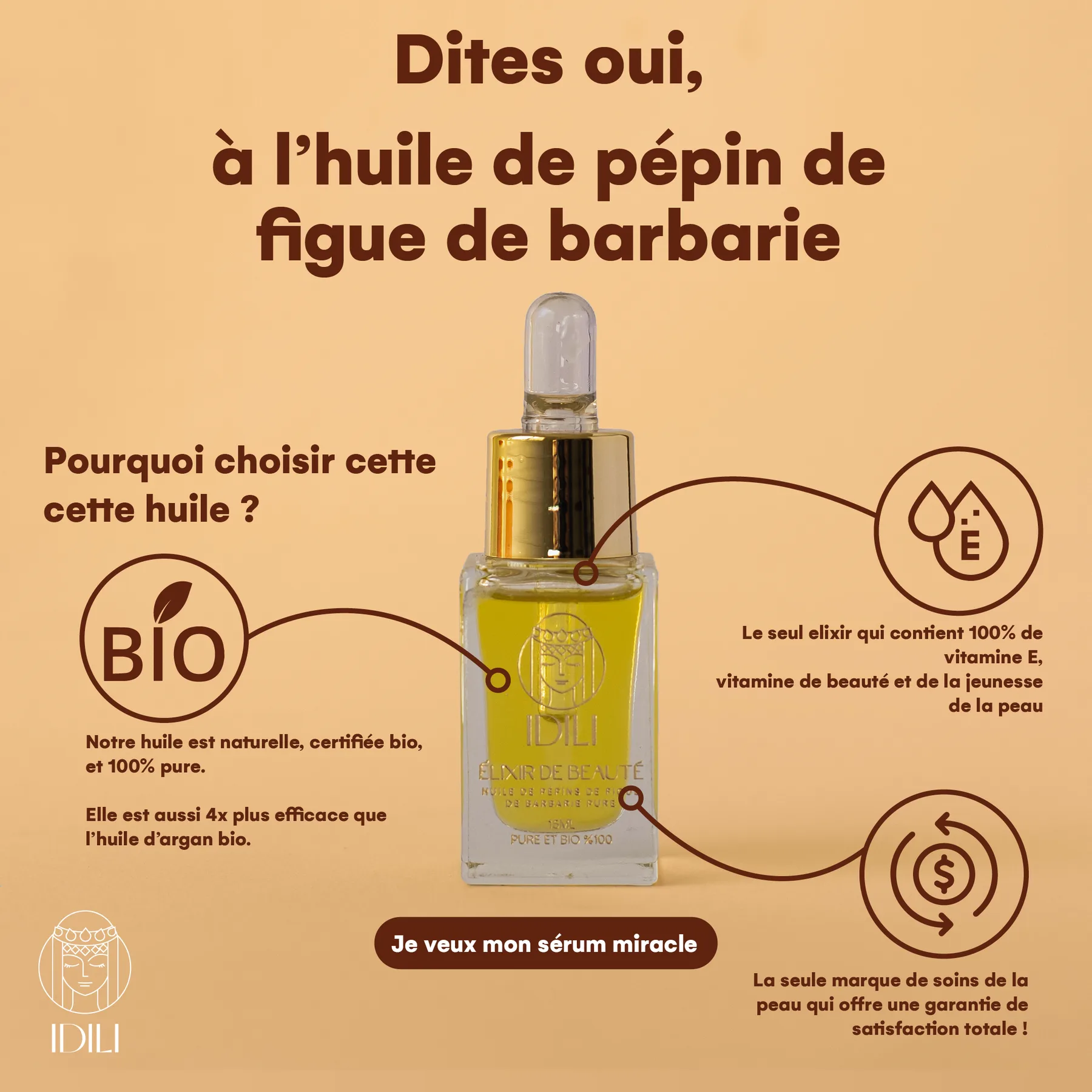 Direction artistique et visuels social media pour Idili
