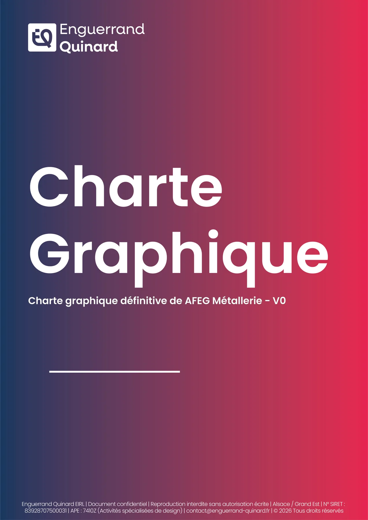 Identite visuelle pour AFEG