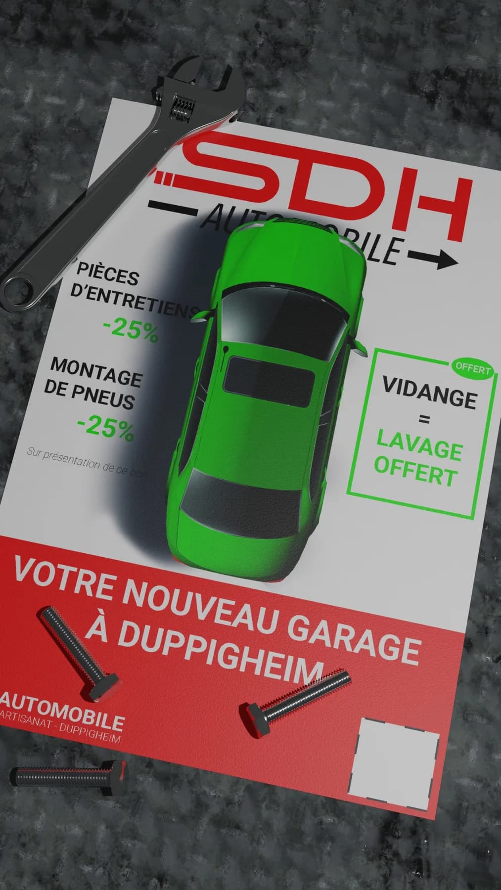 Site web pour SDH Automobiles